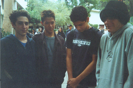 Sam Andrew Gio Eric at school